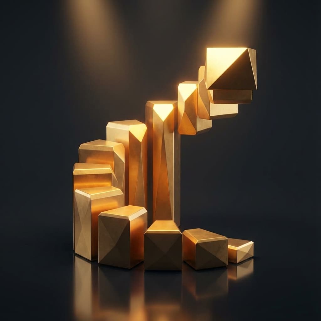 Concept Visualization: Asset Growth, Luxury, Stability